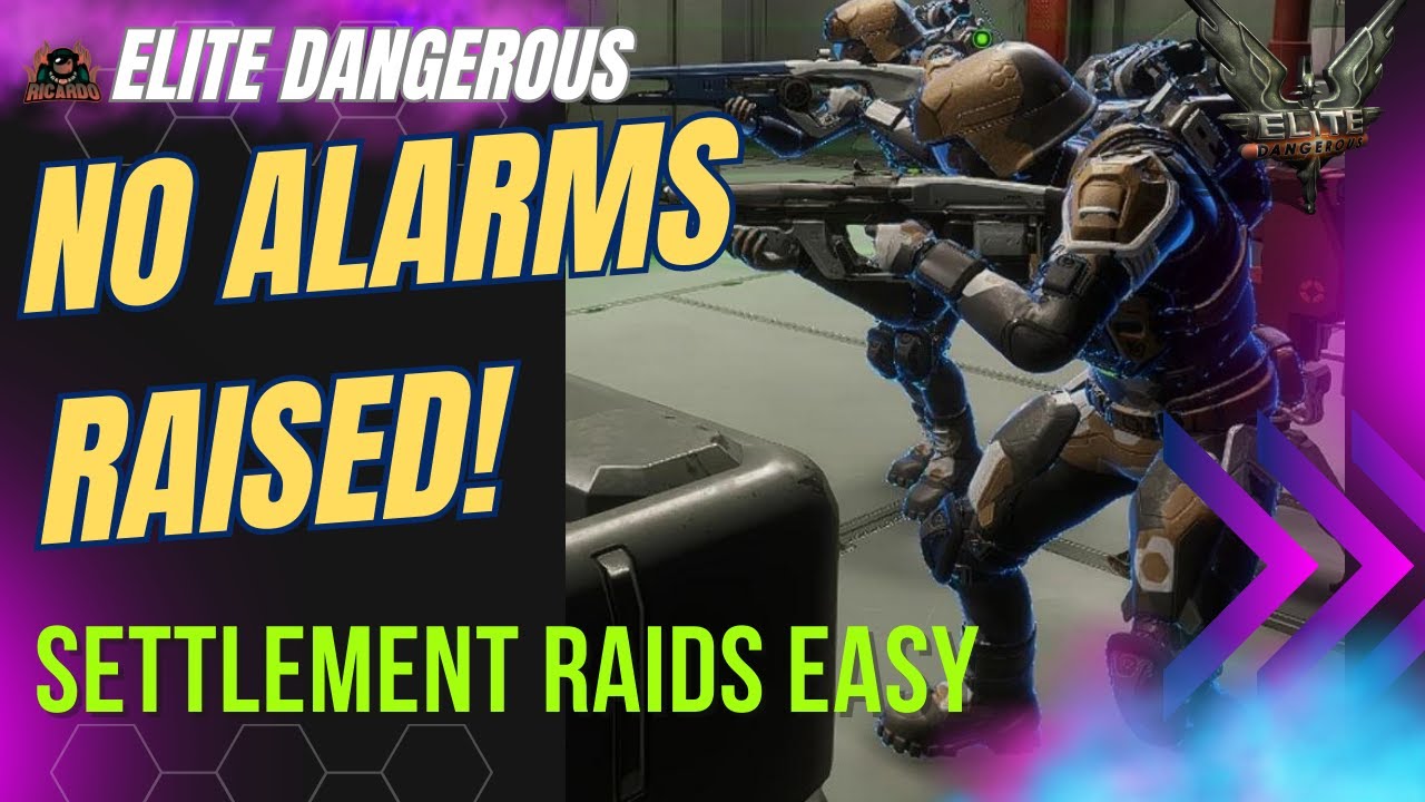 How to Complete Settlement Power Down Missions in Elite Dangerous Odyssey - NO ALARMS RAISED!