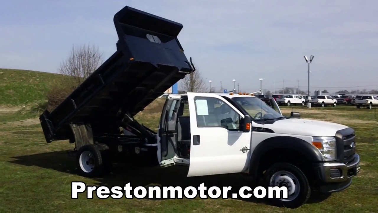 USED 4WD FORD F550 DUMP TRUCK FOR SALE - 800 655 3764 DX84934B