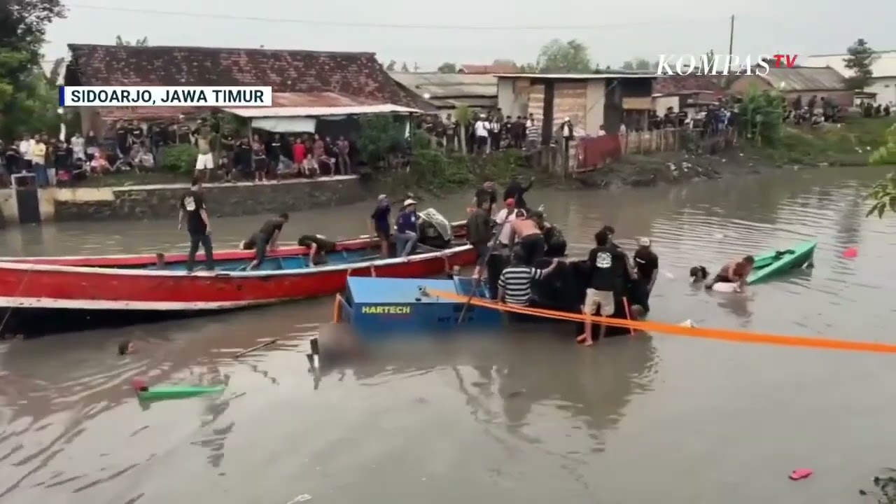 Perahu Pembawa Sound Horeg Tenggelam di Arus Sungai