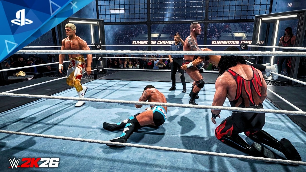WWE 2K26 – Рэнди Ортон против Брока против Си Эм Панка против Кейна против Коди против Романа | М...