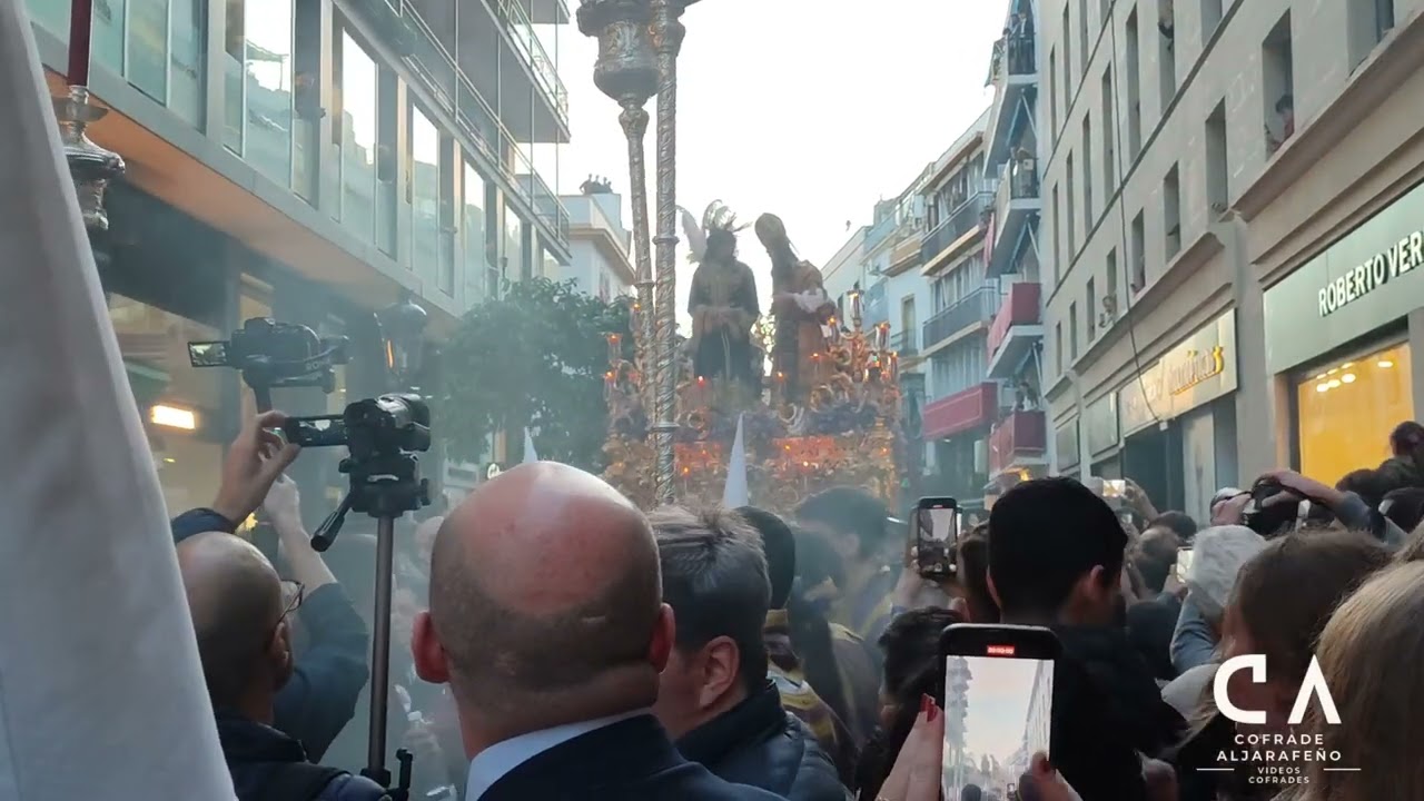 SAN GONZALO - CALLE RIOJA ||BCT LAS CIGARRERAS - LUNES SANTO 2024 ||CRISTO DE LA PURPURA Y AVE MARIA