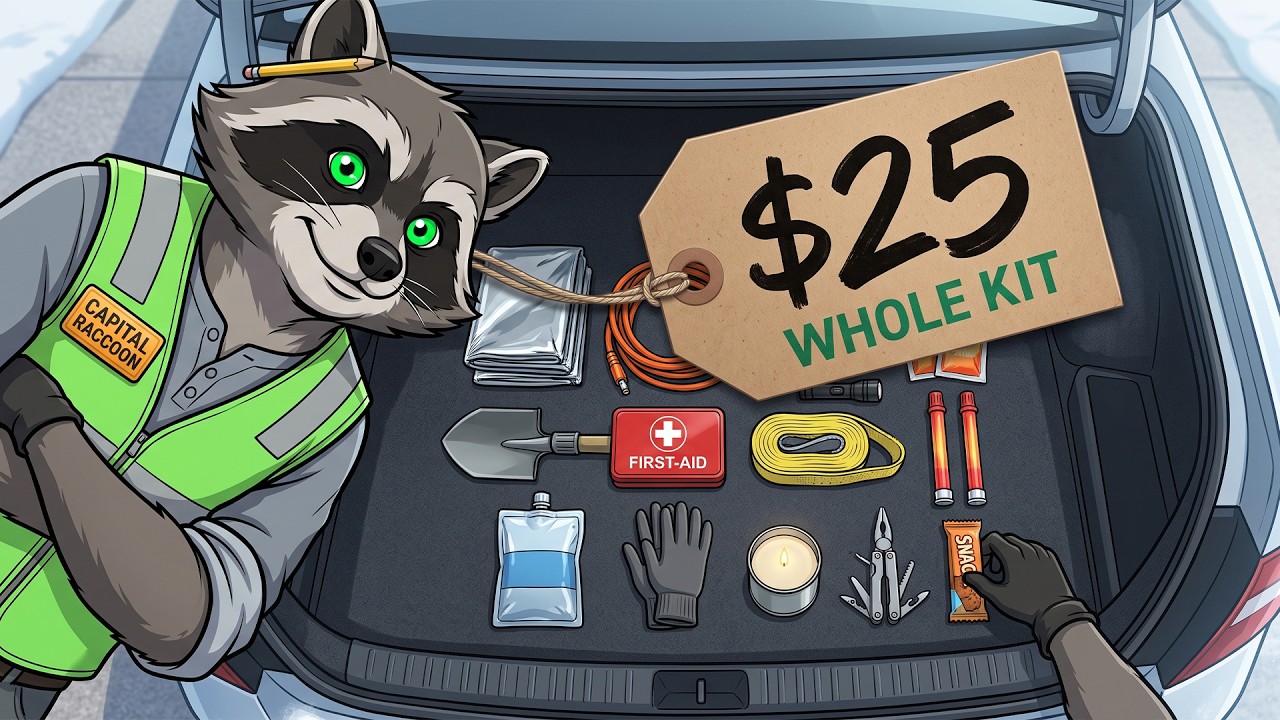 The $25 Car Survival Kit That Could Save Your Life This Winter &mdash; 13 Items Most People Forget