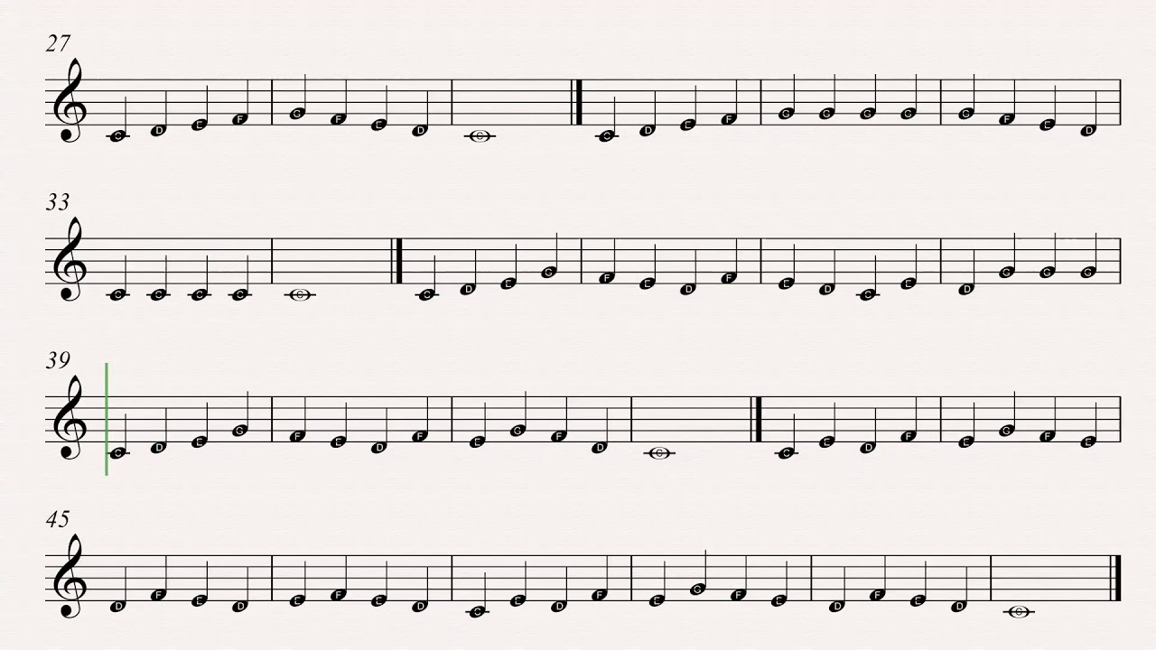 Excelente ejercicio para mejorar tu lectura musical.(aprende piano , sigue el link en la descripción