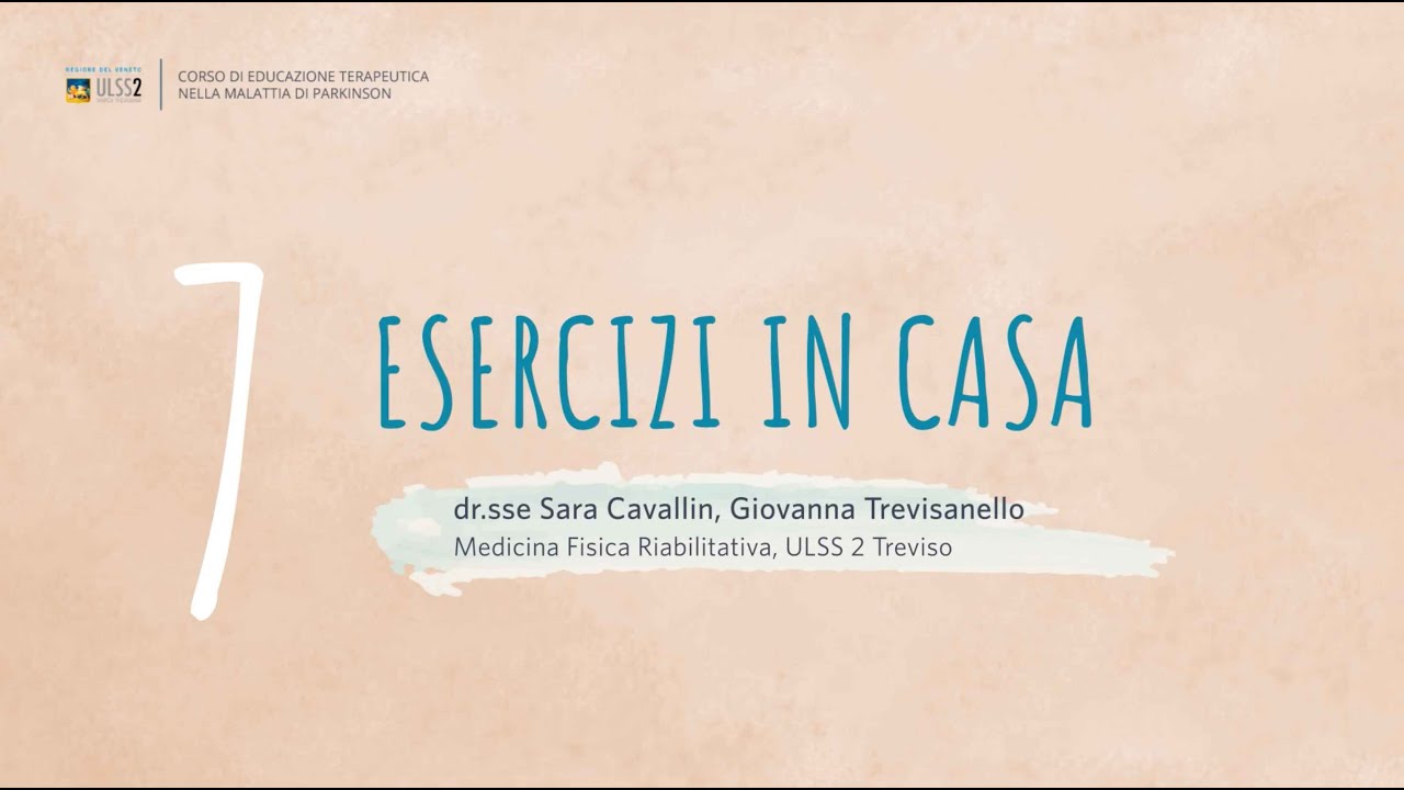 7 Esercizi in casa per la malattia di Parkinson