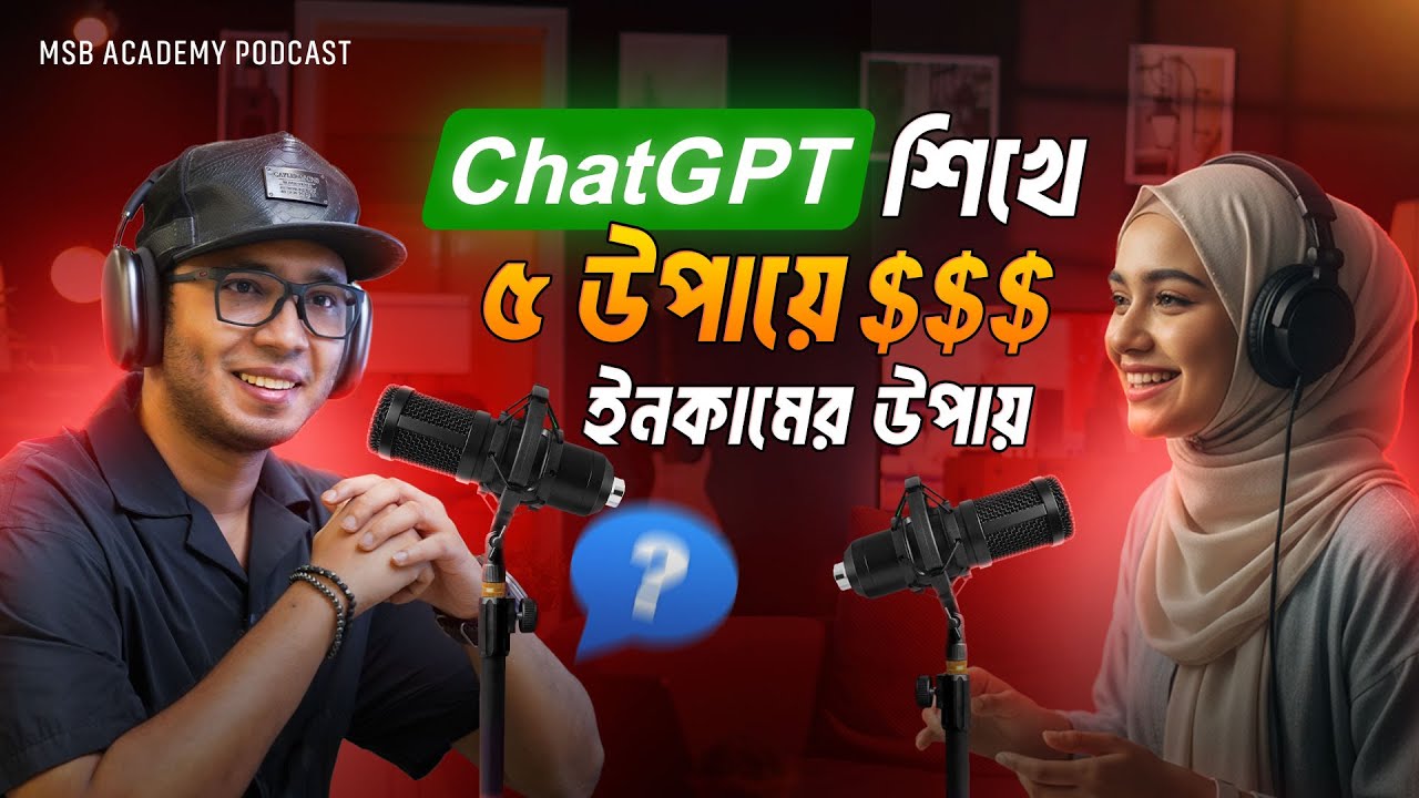 ChatGPT Income Secrets: মাসে লাখ টাকা আয় করার ৫ উপায় | MSB Academy Podcast