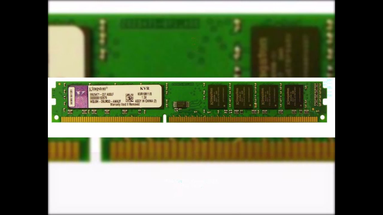 KVR16N11/8 Kingston 8GB PC3-12800 DDR3-1600MHz non-ECC Unbuffered CL11 240-Pin DIMM Dual Rank Memory