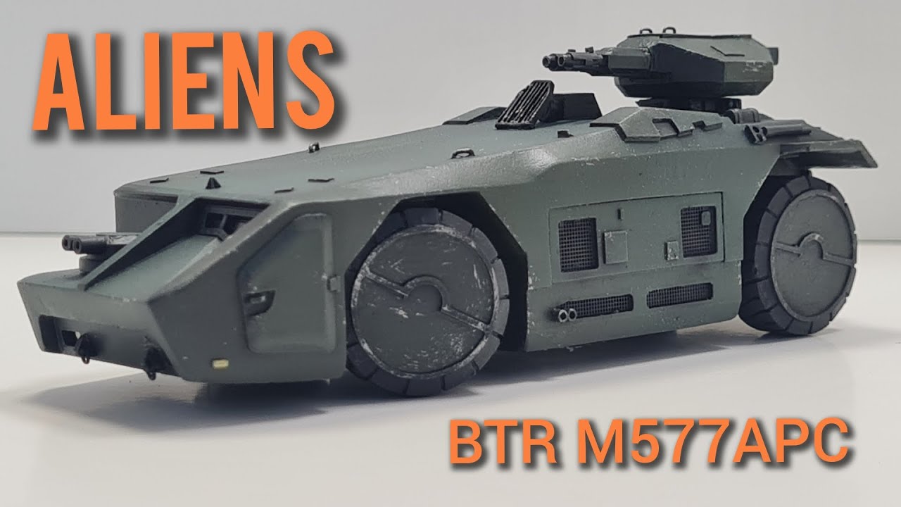 BTR 577APC /ALIENS/ 1/72 / Обзор. Сборка. Покраска