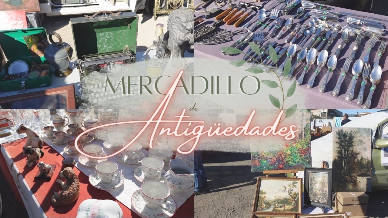 MERCADILLO de ANTIGÜEDADES 2 | Rutina relajante facial | Tienda de antigüedades | Mercadillo 💰