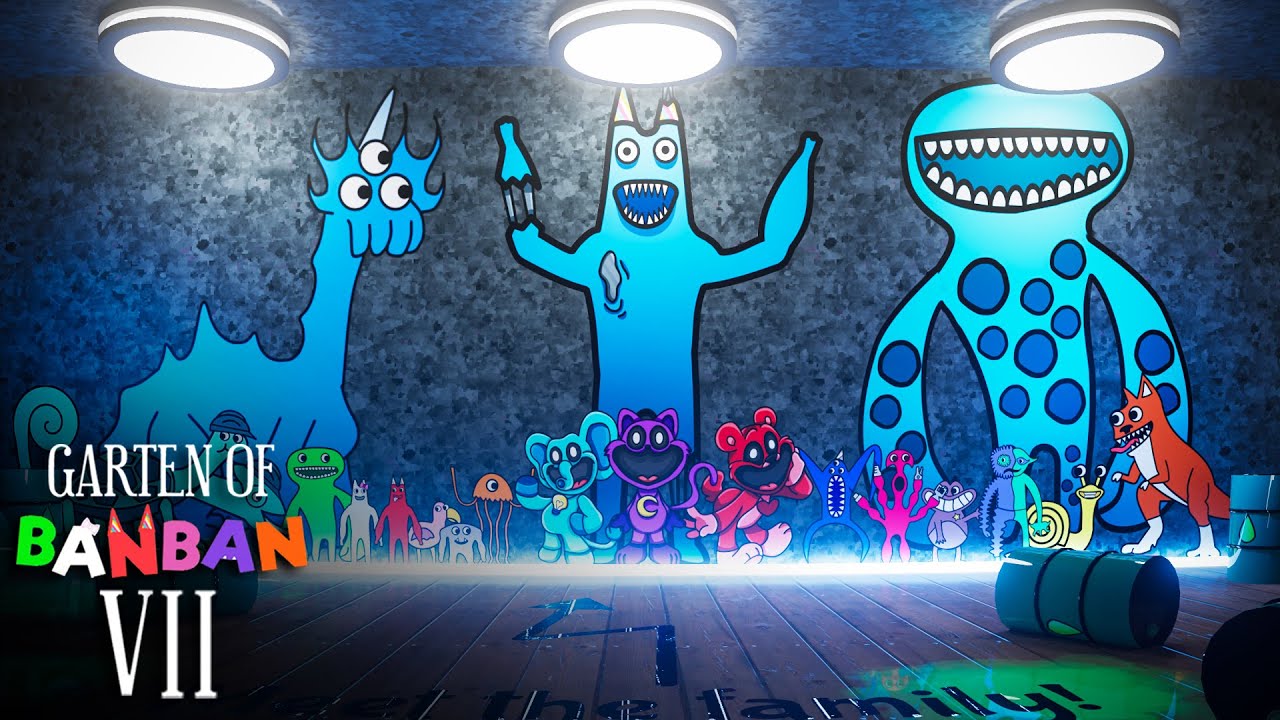Garten of Banban 7 - ALL NEW BOSSES + POPPY PLAYTIME  (Gameplay #11)