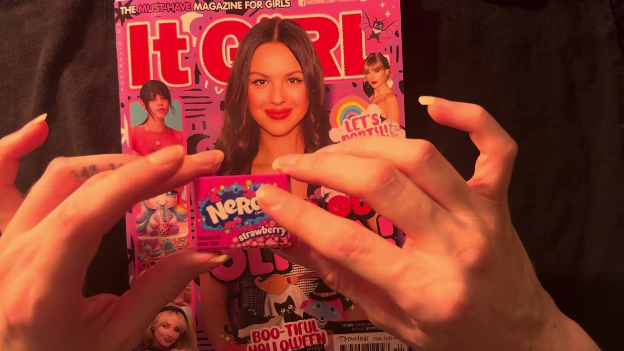 ASMR| Nostalgic Magazine Flip through 🤍