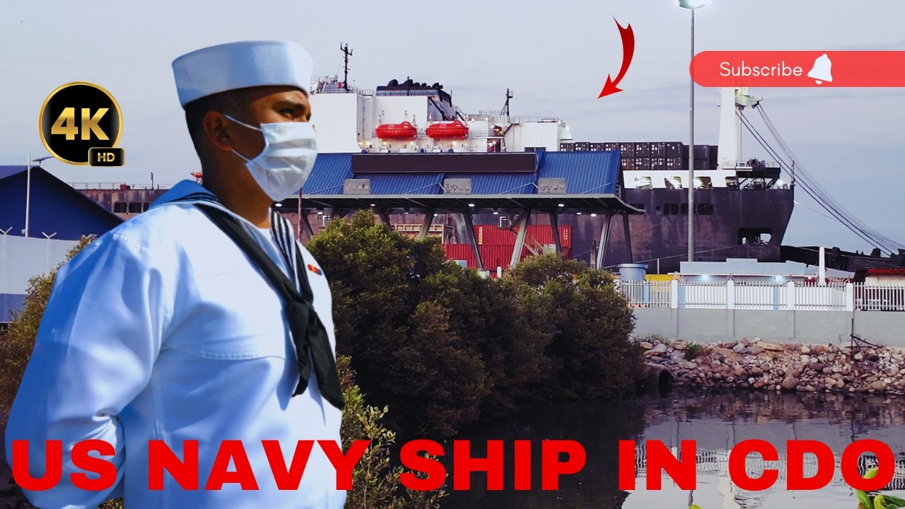 US NAVY SHIP DOCKS IN CAGAYAN DE ORO CITY