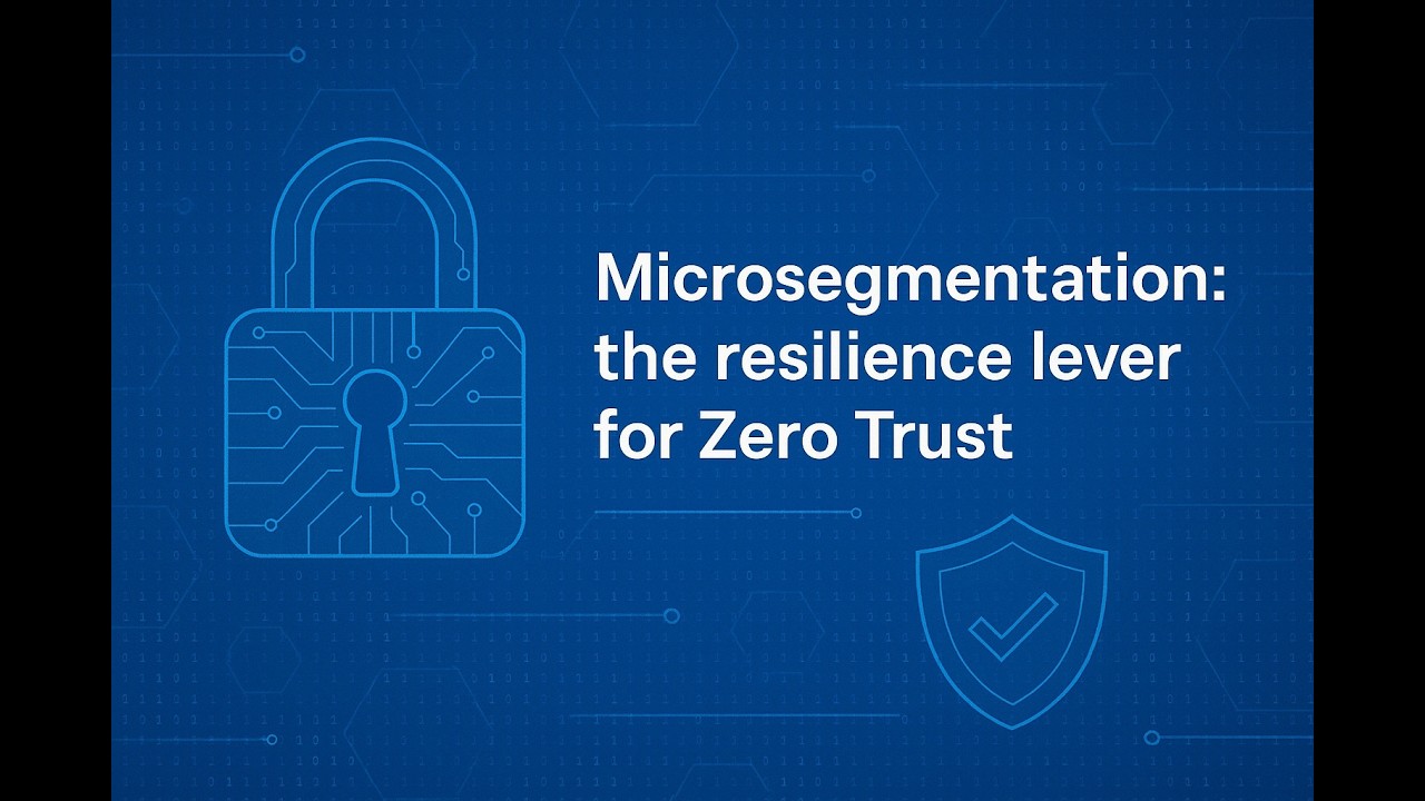 Microsegmentation: The Resilience Lever for Zero Trust in Federal and DoD Missions