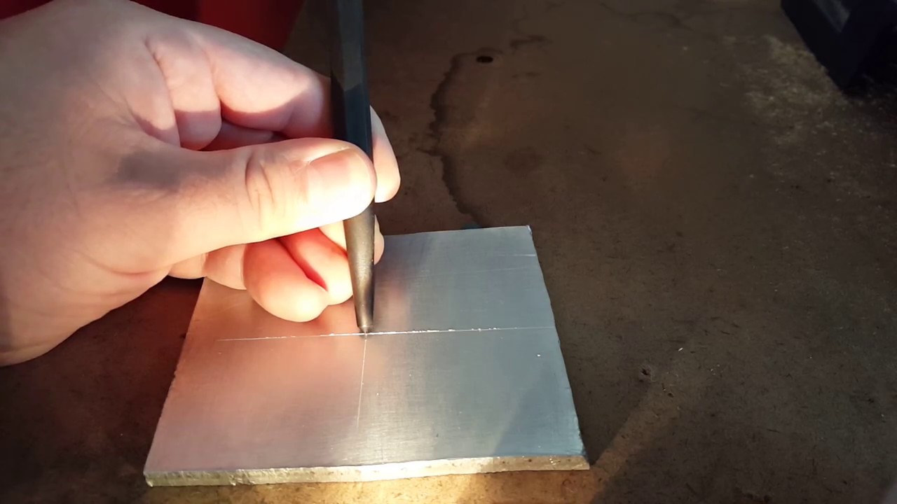 How to Use a Center Punch (Pre-Drilling Operation)