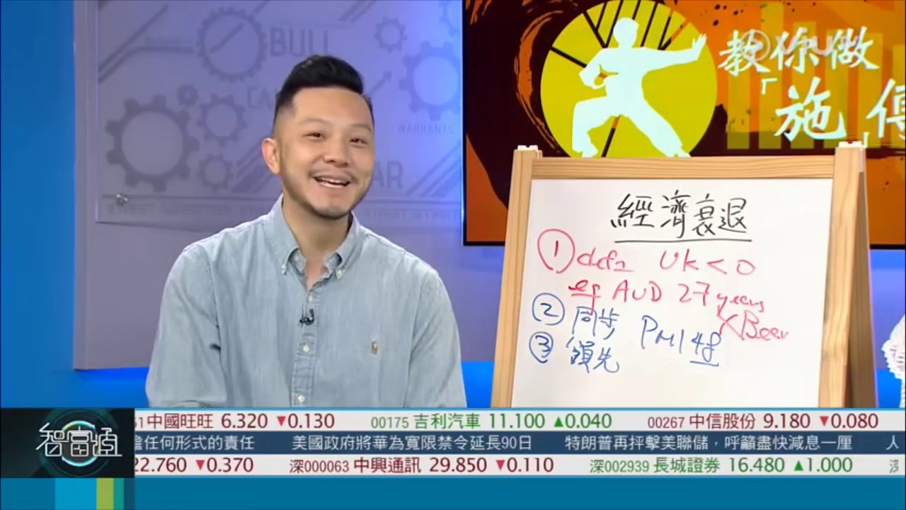 智富通《教你做『施』傅》嘉賓：施宏毅 - 我要做股神創辦人「經濟衰退』」