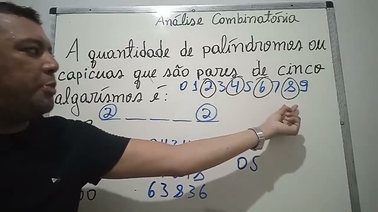 Palíndromo ou capicua pares de 5 algarismos.
