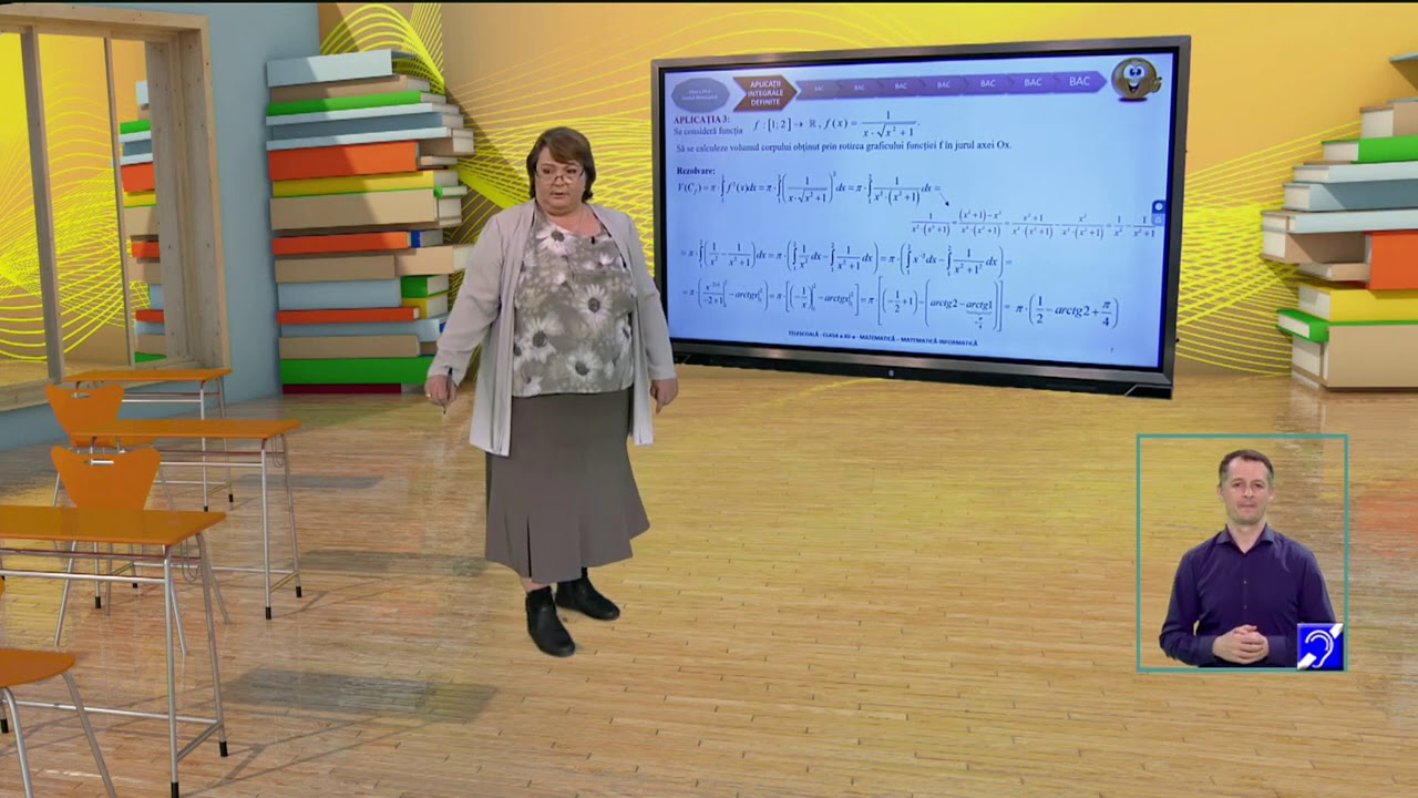 TeleŞcoala: Matematică clasa a XII-a – Volumul unui corp de rotație (@TVR2)