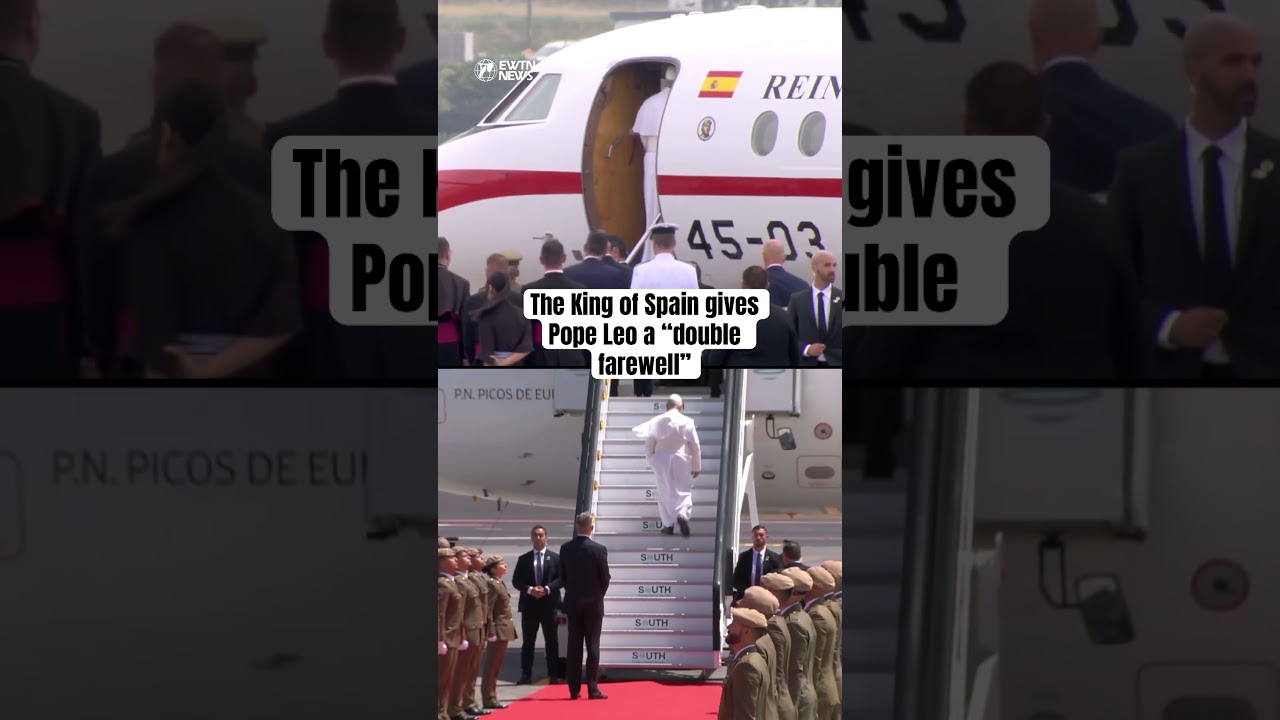 The King of Spain gives Pope Leo a &ldquo;double farewell&rdquo;