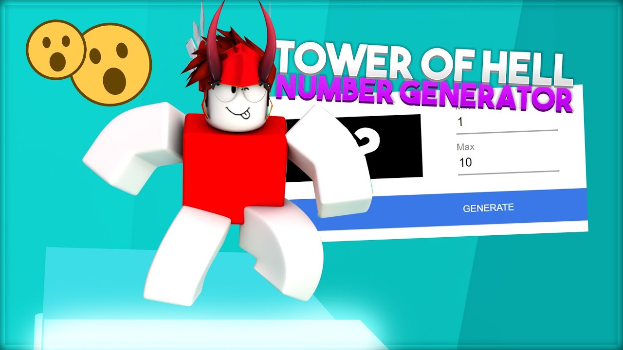 TOWER OF HELL but NUMBER GENERATOR Decides How Much I Can JUMP