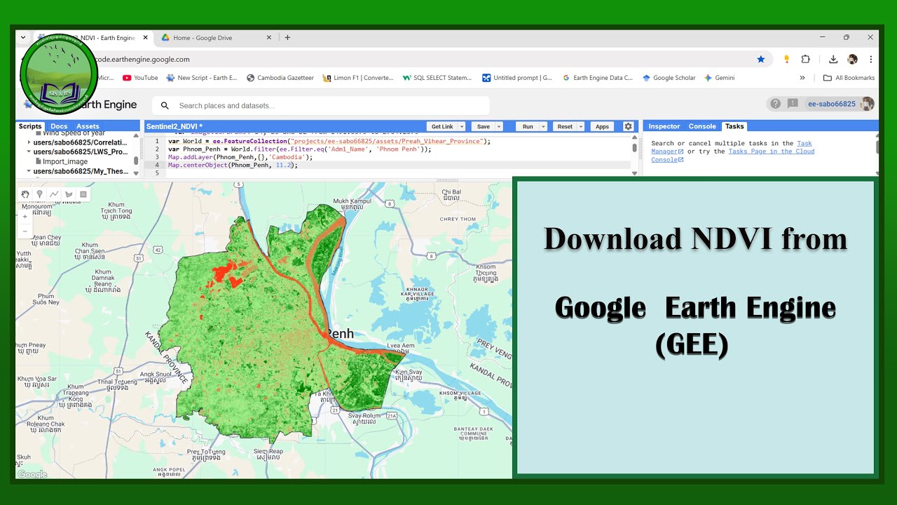 Download NDVI from GEE