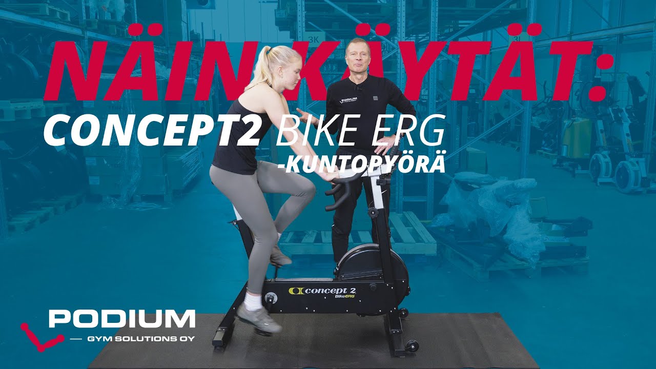 Näin käytät Concept2 BikeErg -kuntopyörää