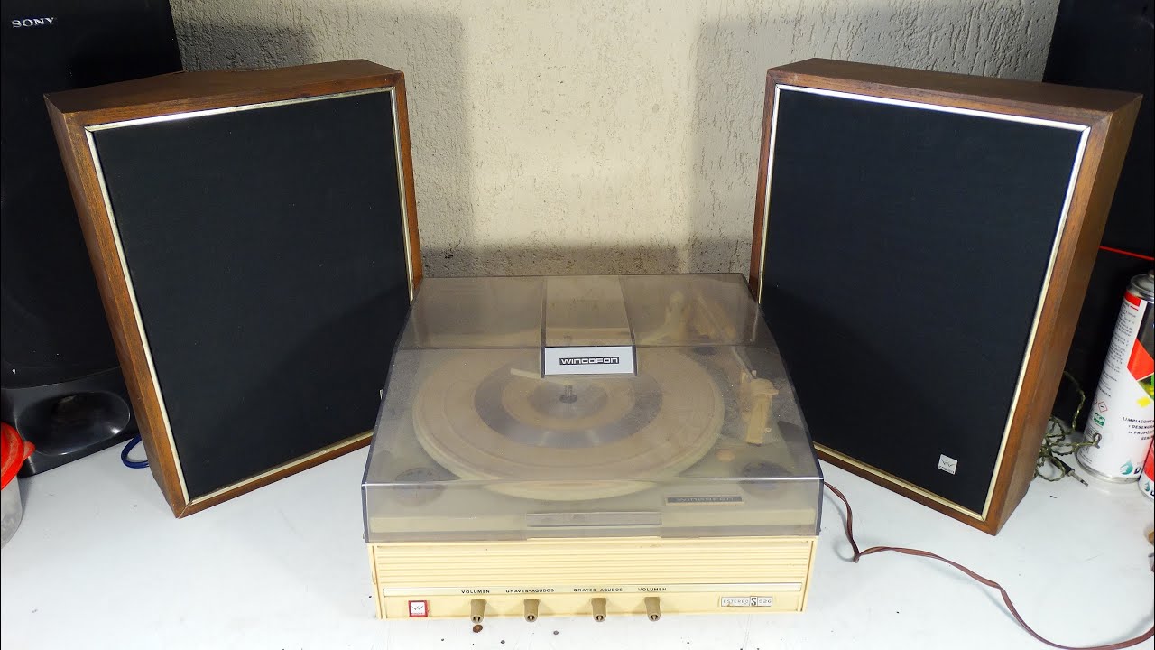 TOCADISCOS TURNTABLE WINCOFON S-526 ARGENTINA 1972 RESTAURACION P1