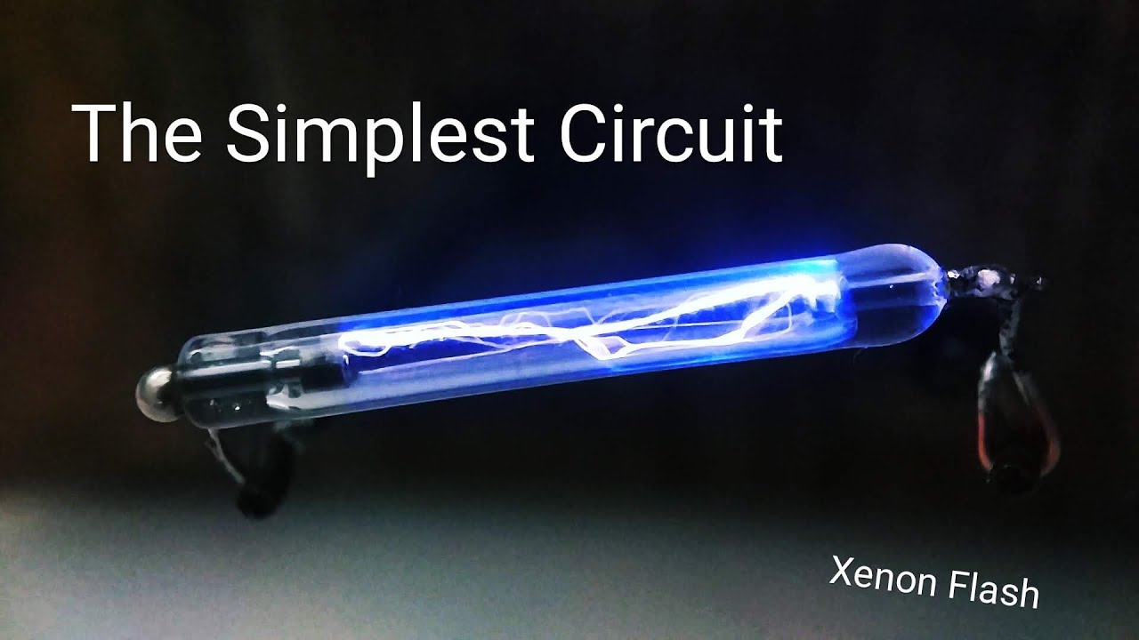 The simplest xenon flash circuit