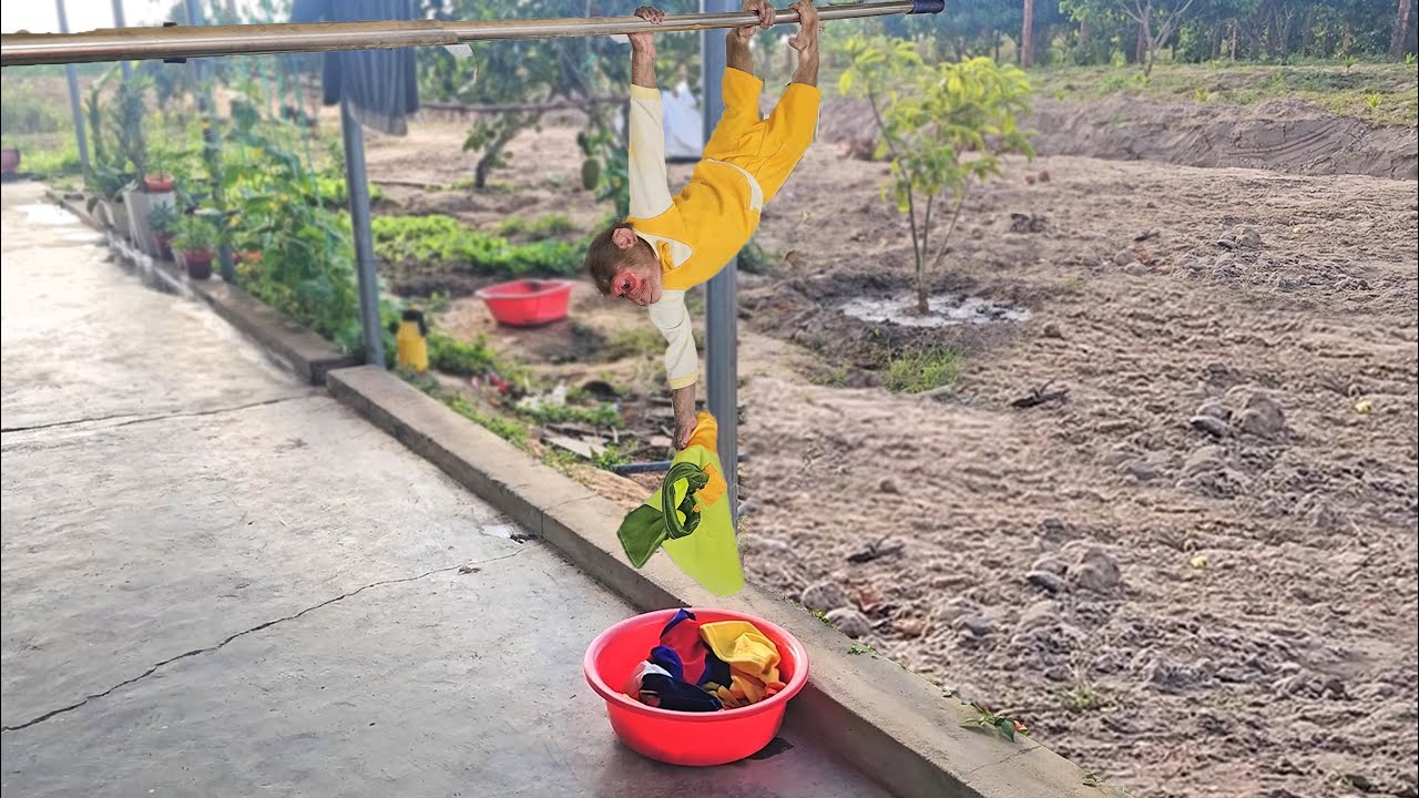 SU help mom Do Housework in a Unique Way | Heartwarming Family Moment