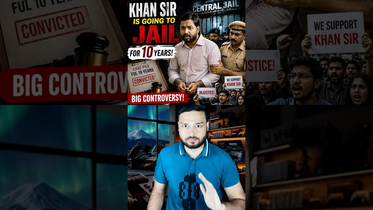 Khan Sir Going To JAIL For 10 Years? Bihar Patna's Biggest NEWS! Is This Actually True? #shorts