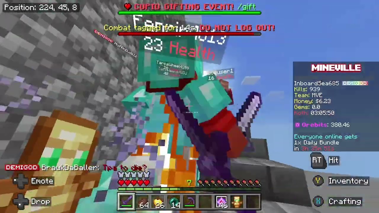 Crystal PVP, and many other Netherite Kills!!