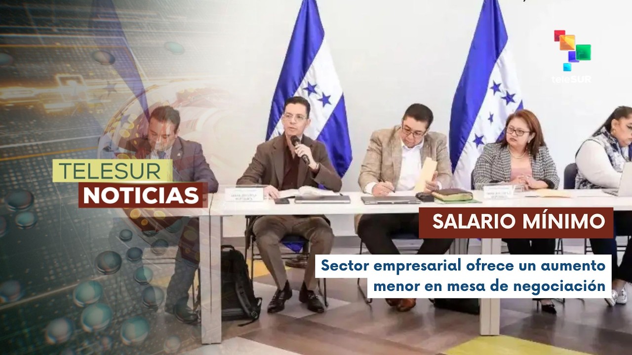 Honduras: trabajadores exigen alza salarial de casi 9% para 2026