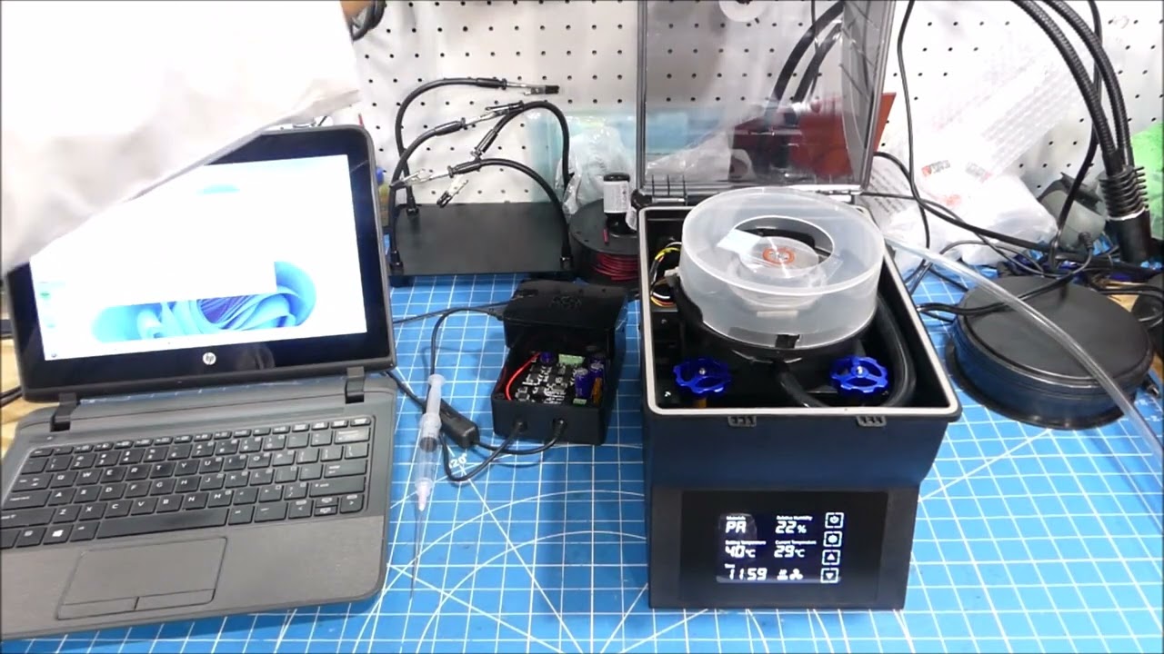 Spin Coater Kit With Environmental Control Using Filament Dryer