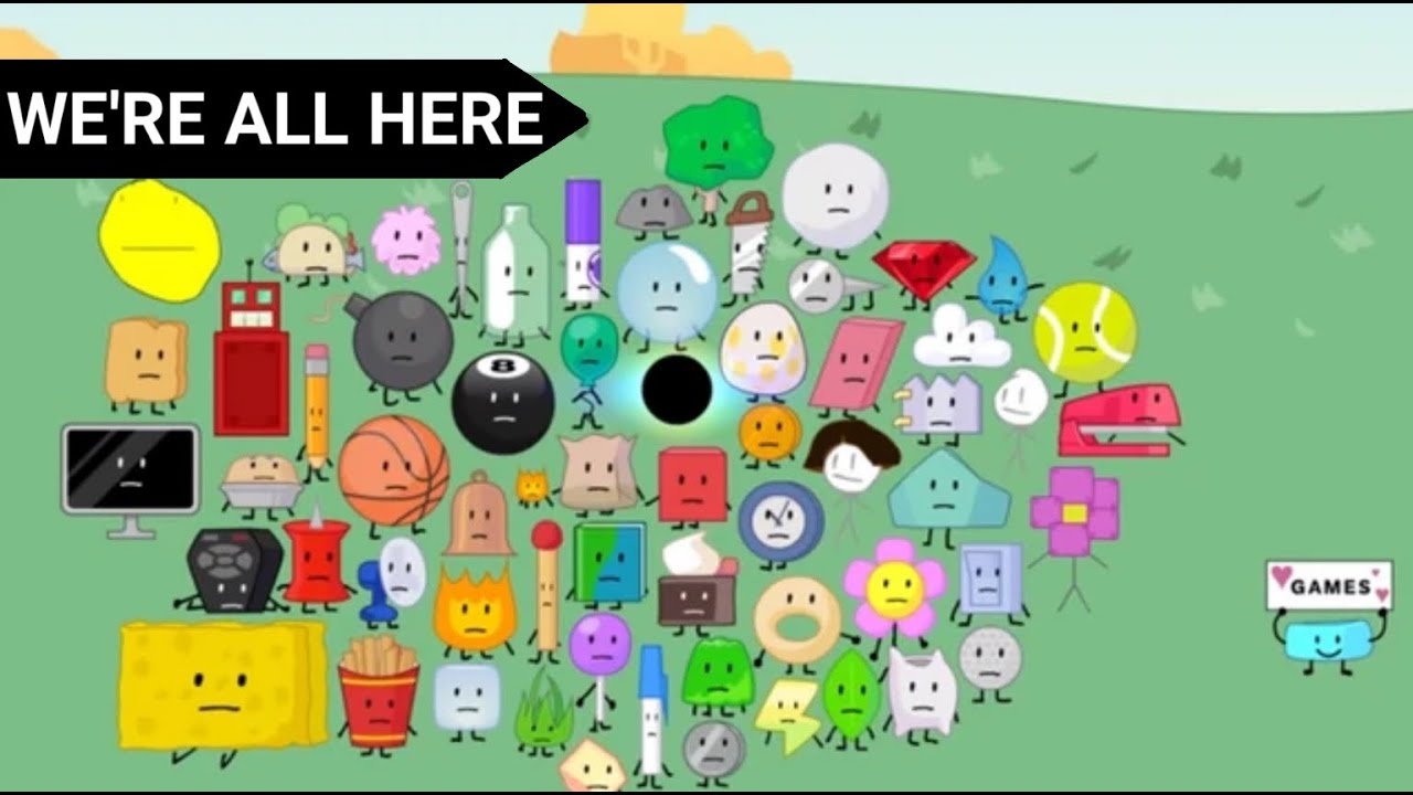 BFB Characters but with all the contestants