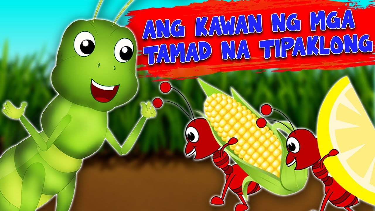 Ang kawan ng mga tamad na Tipaklong | The Herd of Lazy Grasshoppers | Tagalog Moral Stories | Kwento