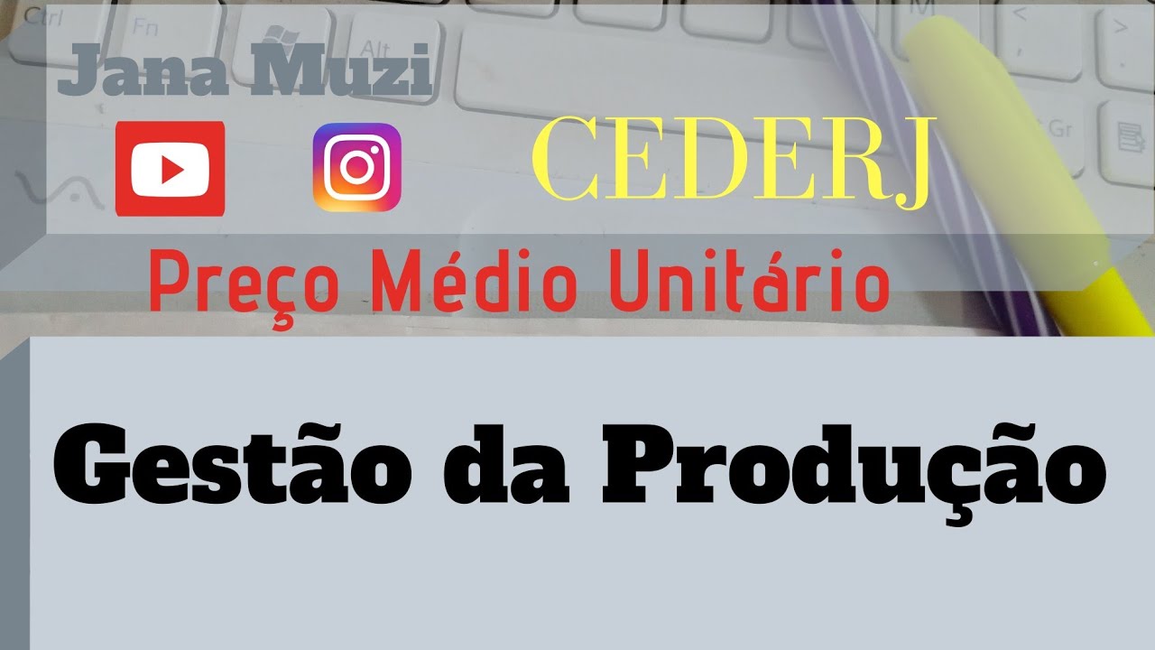 Como calcular o custo médio unitário