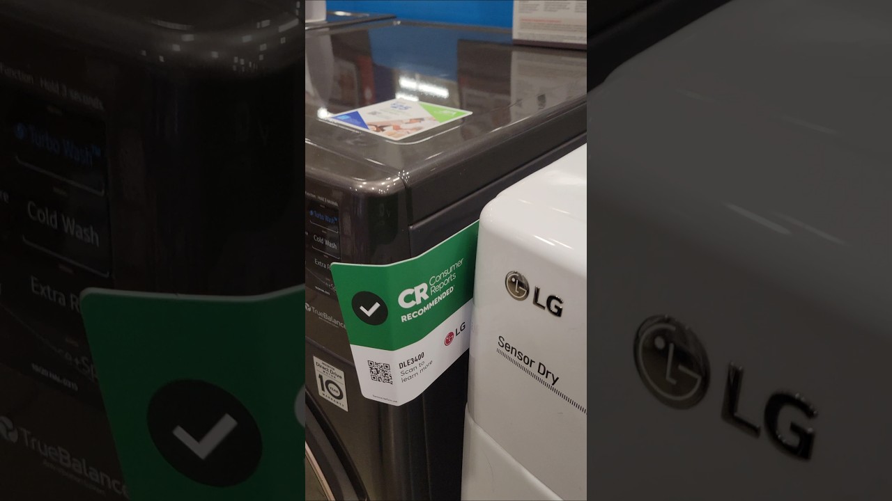 LG Washer ❤️'d by Consumer Reports