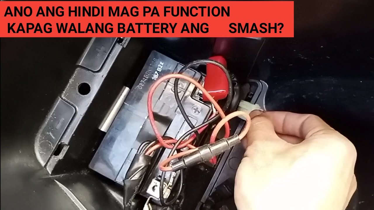 Ano nga ba ang mang yayari sa SMASH 115 kapag walang battery??