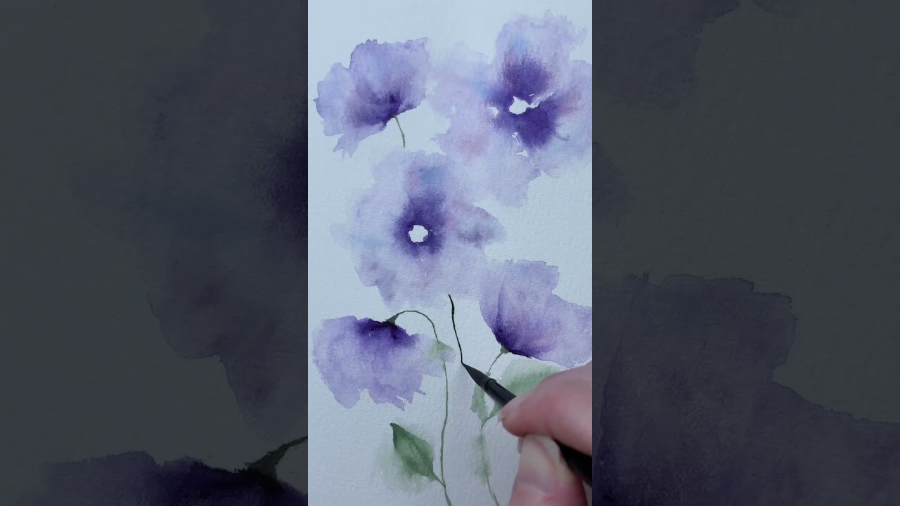 Painting sessions like this remind me why I fell in love with watercolor
