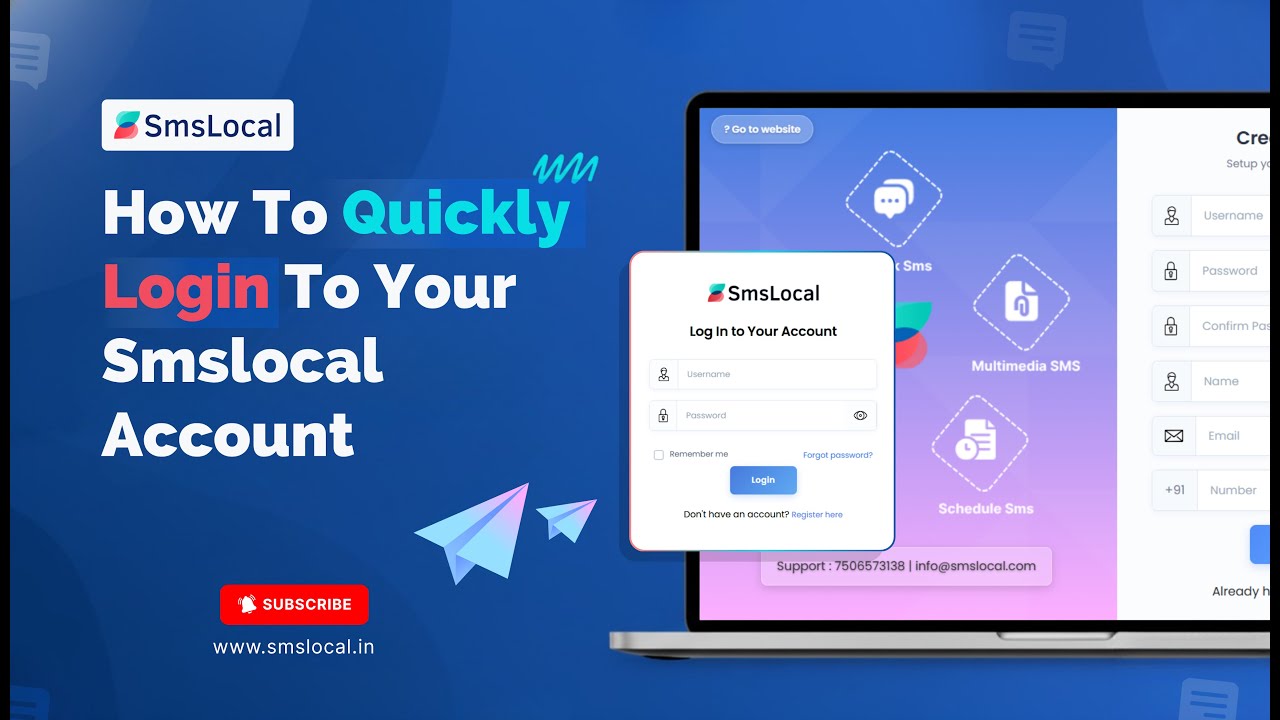How to Quickly Login to Your Smslocal Account