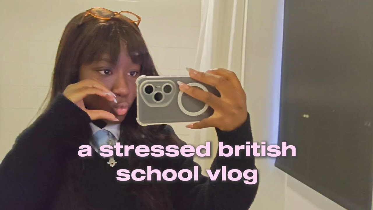 🌸 a stressed british school vlog + updates ✮ | locking in for my GCSES *REALISTIC*