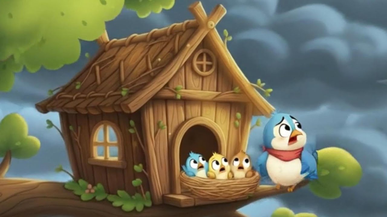 Chidiya Rani aur Aalsi Kauwa 🐦🌧️ | Hindi Moral Story for Kids | Bachchon Ki Seekh Wali Kahani