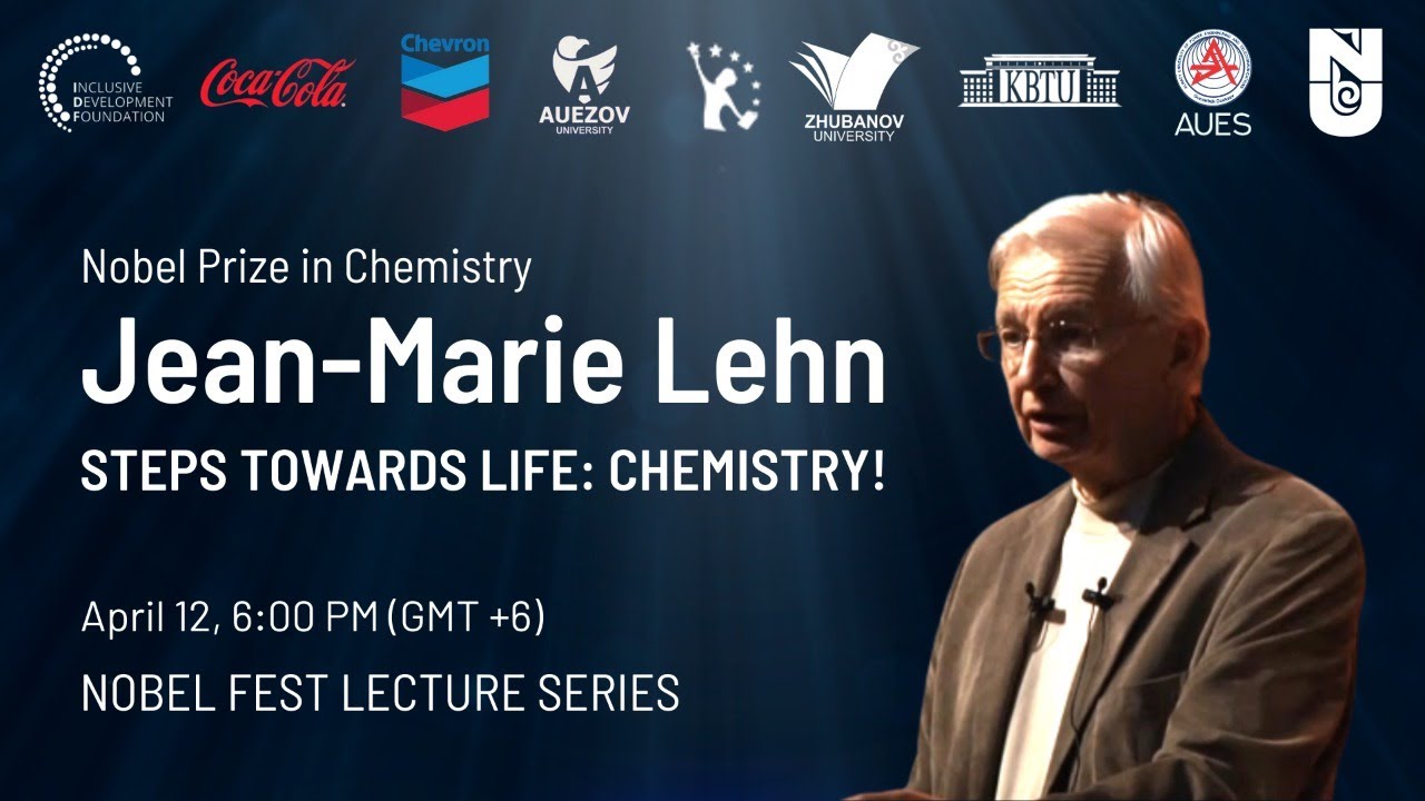 Jean-Marie Lehn - Lecture: Steps Towards Life: Chemistry #NFLS