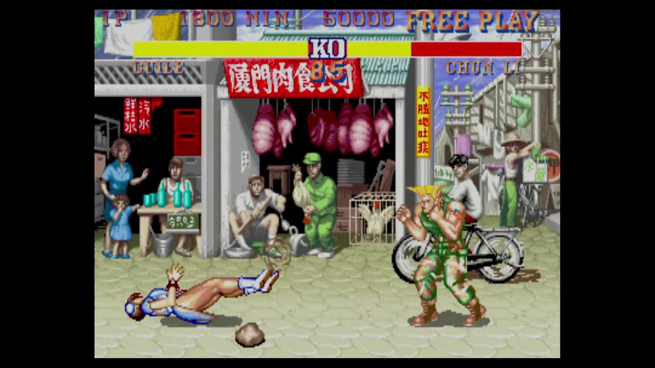 Street Fighter 2 The World Warriors: Guile's Touch of Death combo