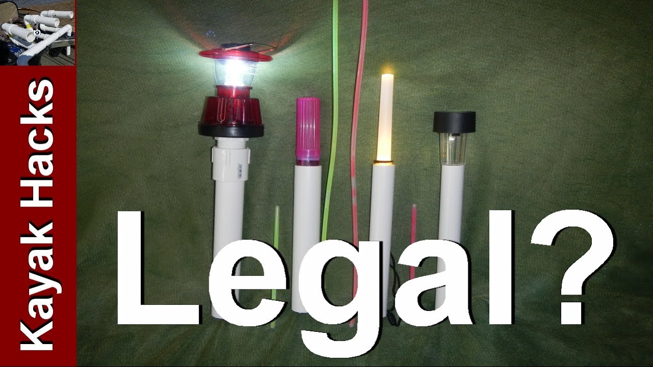 USCG Policy on DIY Kayak Navigation Lights for Fishing Kayak