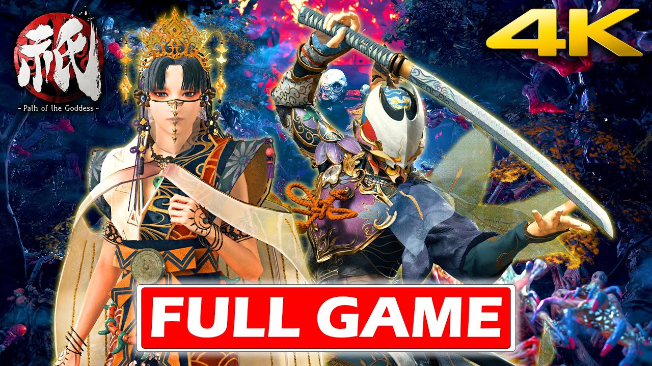 KUNITSU-GAMI: Path Of The Goddess Gameplay Walkthrough FULL GAME (4K 60FPS) - No Commentary
