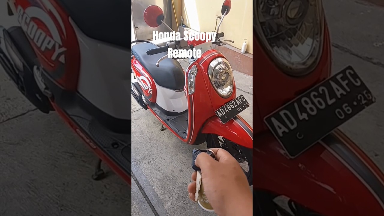Honda Scoopy Remote iss esp 2016 @choirulselatansolo #honda#scoopy#iss #modifikasi