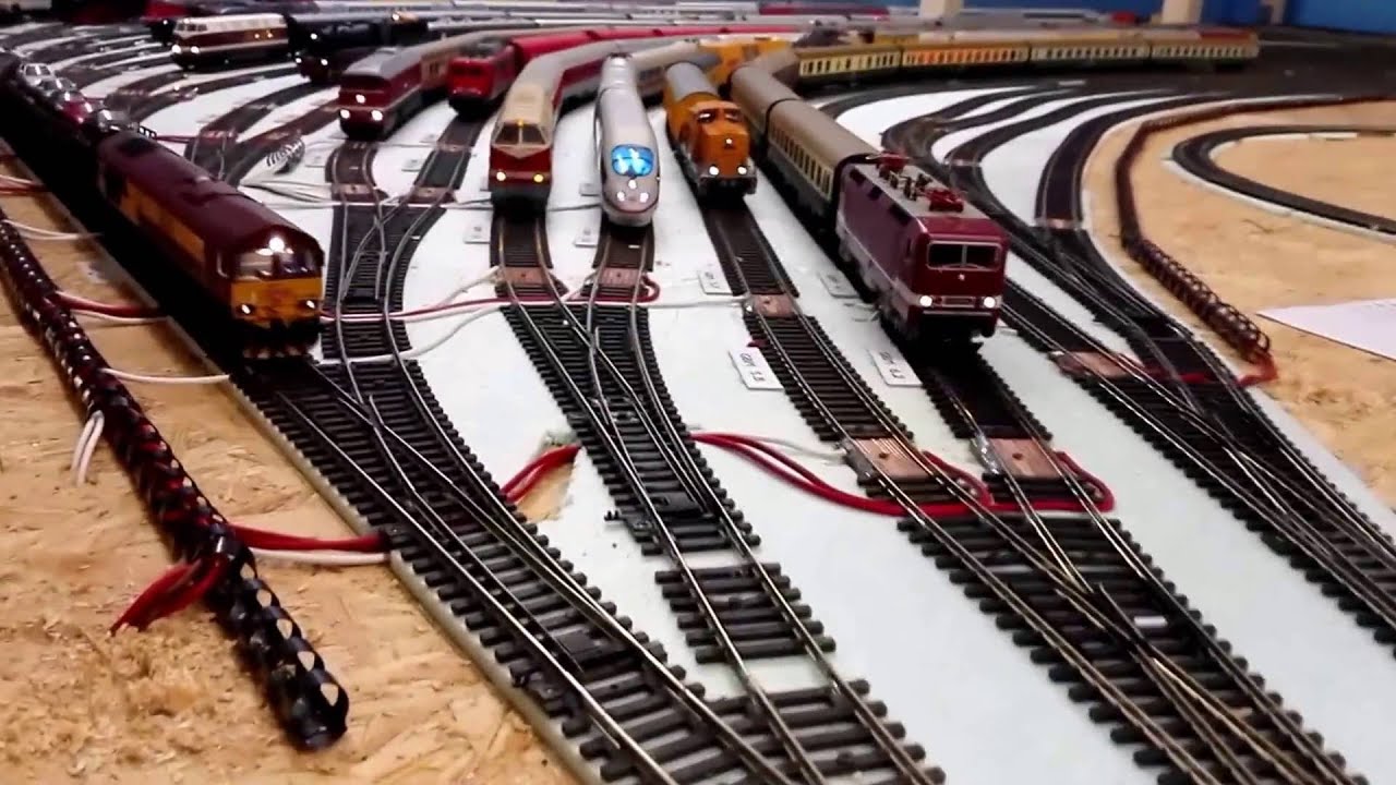 Modelleisenbahn Schattenbahnhof Steuerung mit Traincontroller Gold 1.Test