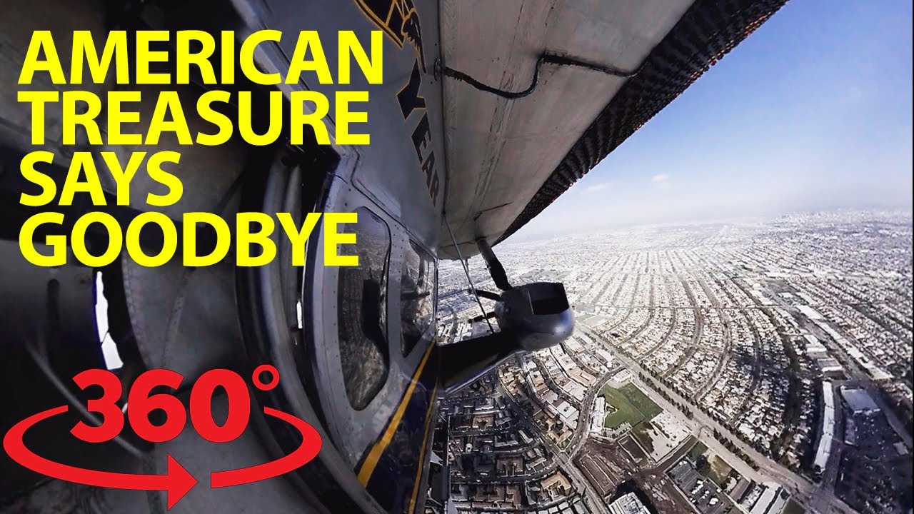 Hitch a ride on the Goodyear blimp in 360