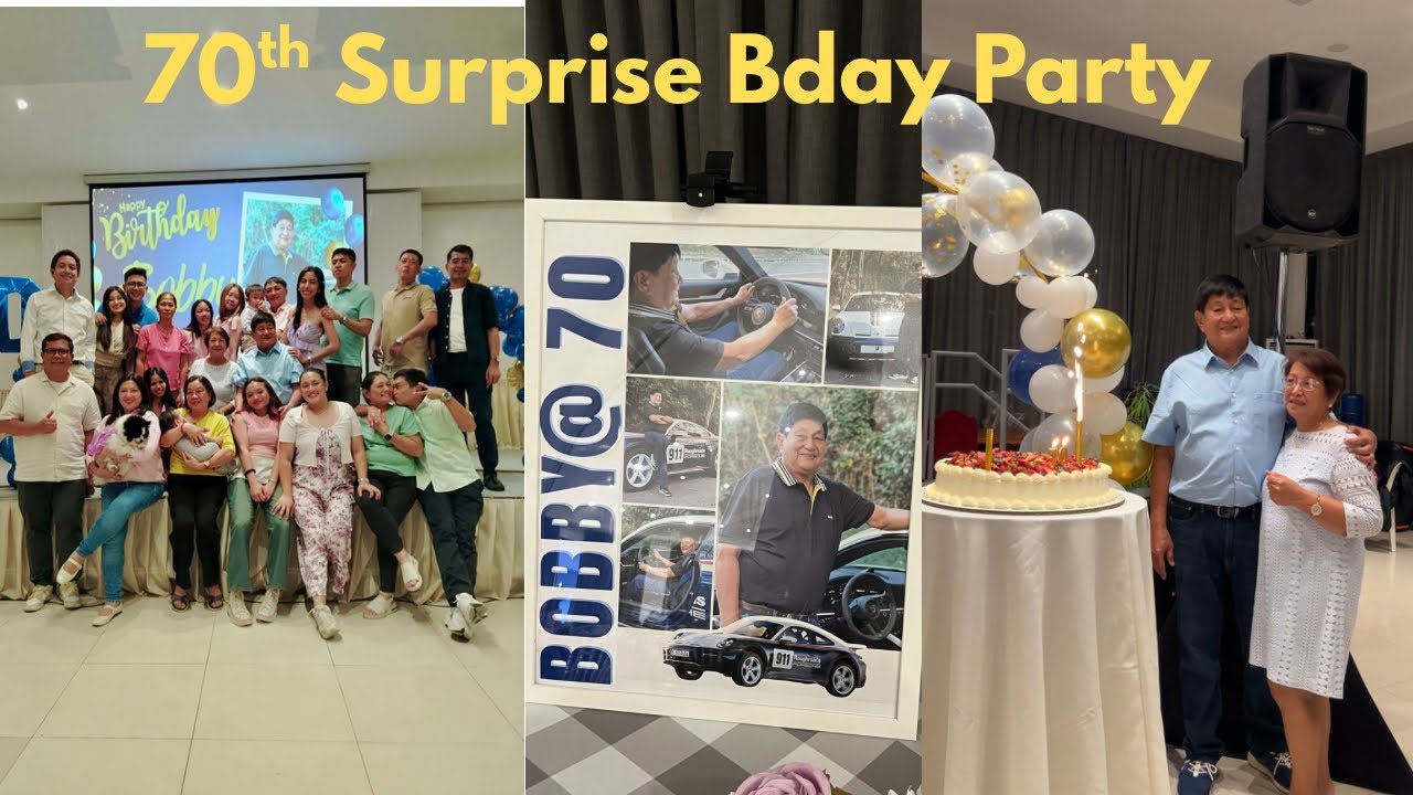 Daddy's 70th Surprise Party | Awesome BFF Vlogs