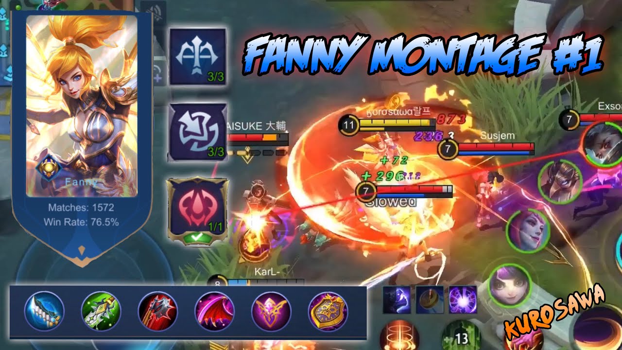KUROSAWA FANNY MONTAGE #1 || Mobile Legends: Bang Bang