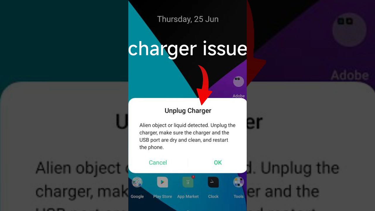 Unplug charger | alien object or liquid detected plug out the charger realme 🔥🔥